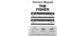 Fisher 105 - Service Manual 